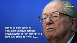 Jean-Marie Le Pen hospitalisé à la suite d'un malaise