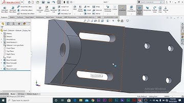 Solidworks exercise for beginner exercise 04 | BD CAD CAM Advantage Tutorial