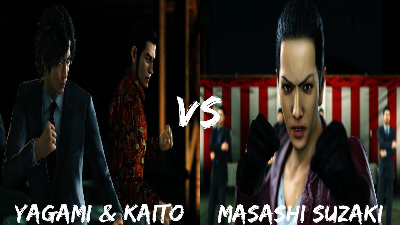 Yakuza 6 Yagami & Kaito vs Masashi Suzaki (Cane Man) YouTube
