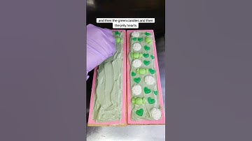 ✨️💚🫧 A spring floral 🥰 #soapmaking #soaps #Gardenia #decorating #makingvideos