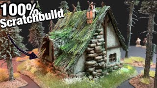 ‘The witches cottage’ terrain for Dungeons & dragons, Mordheim,..