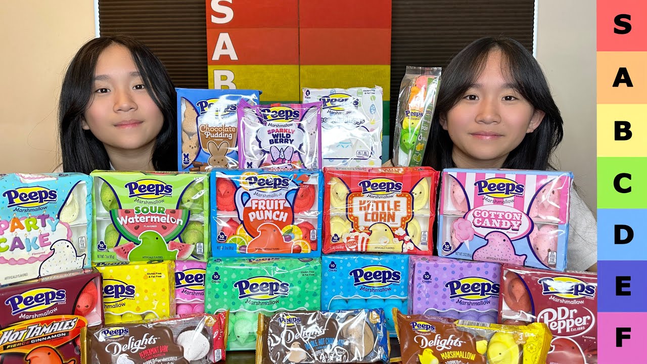 Мы составили рейтинг из 19 вкусов зефира PEEPS! | Джанет и Кейт