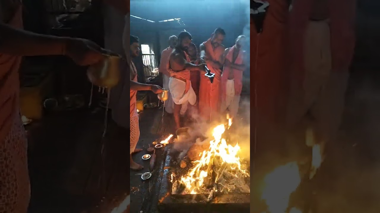 काशी शिव नवरात्रि नवम दिवस  केदारश्वरगौरी हवनात्मक महारुद्र यज्ञ की पूर्णाहुति।