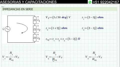 DIVISOR DE TENSION EN CORRIENTE ALTERNA - APLICACION DIRECTA