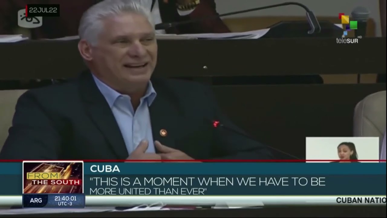 Cuban President calls for unity to face the electro-energy situation