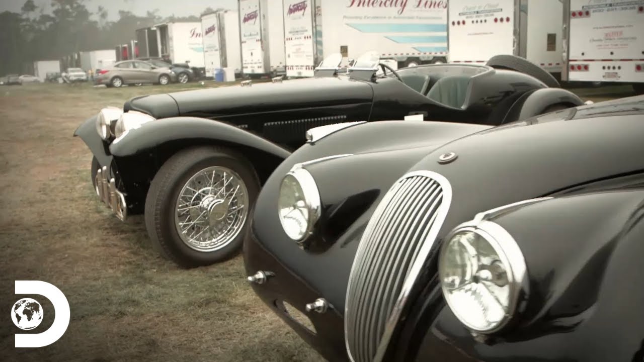 A leilão de carros de corrida de Pebble Beach de 1950 | Em Busca de Carros Clássicos | Discovery