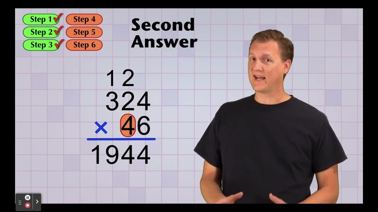 Math topic 3 5 multi digit multiplication pt 2 math antics youtube