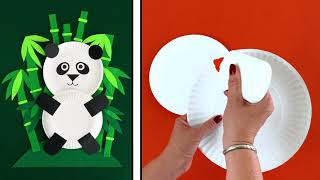 Make a Paper Plate Panda  'Make It!'