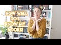 HOW WELL DO I KNOW MY BOOKS CHALLENGE!
