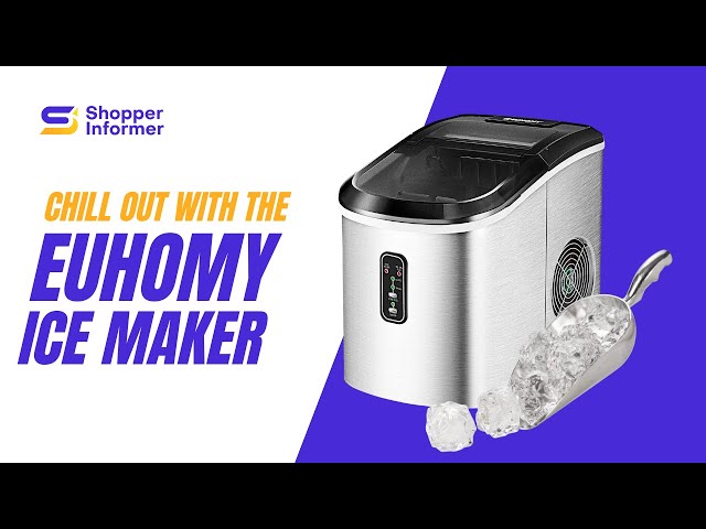 EUHOMY Ice Maker Machine Unboxing & Review 