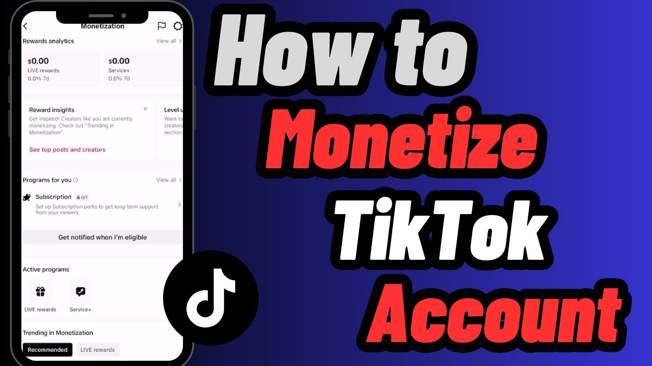 How To Monetize TikTok Account in 2025 | Enable TikTok Earnings & Start ...
