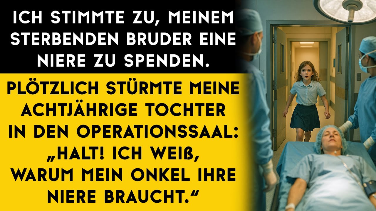 Ich lag bereits unter Narkose … als meine Tochter das Geheimnis meines Bruders enthüllte