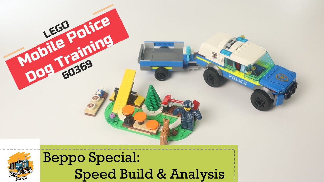 Police - Lego Build Speed City Dog - Training Mobile | 60369 Review YouTube