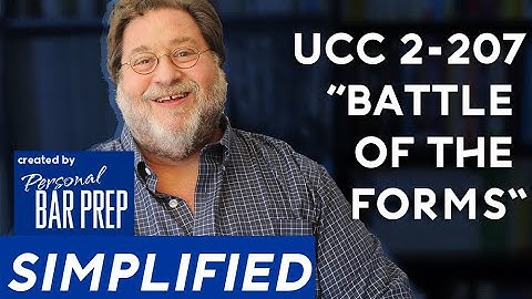 UCC 2-207 — SIMPLIFIED