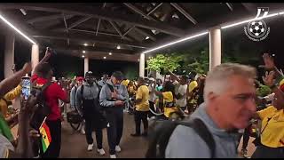 GHANA BLACK STAR ARRIVAL IN THE U.S.A