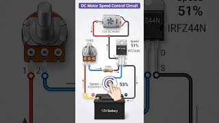 DC Motor Speed Control Circuit | Simple PWM Motor Speed Controller | DIY Electronics Tutorial