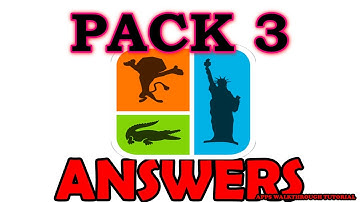 Guess the Shadow Pack 3 - All Answers - Walkthrough ( By Taps Arena )