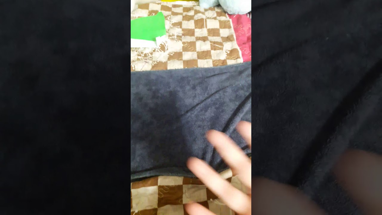 How to fold a blanket into a pillow (*very easy*) - YouTube