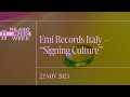 Emi records italy  signing culture  mmw 2023