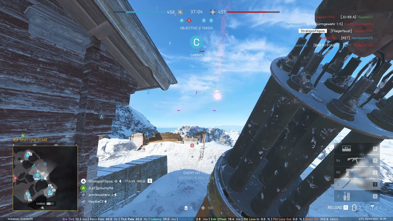 BFV Greek Paratrooper vs plane.