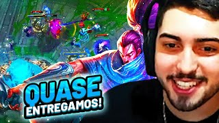 MESMO JOGANDO BEM, A GENTE QUASE N PASSOU!