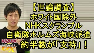 【世論調査】ホワイト国除外、NHKのスクランブル化･･･国民の半数が｢支持｣なんだってさｗ