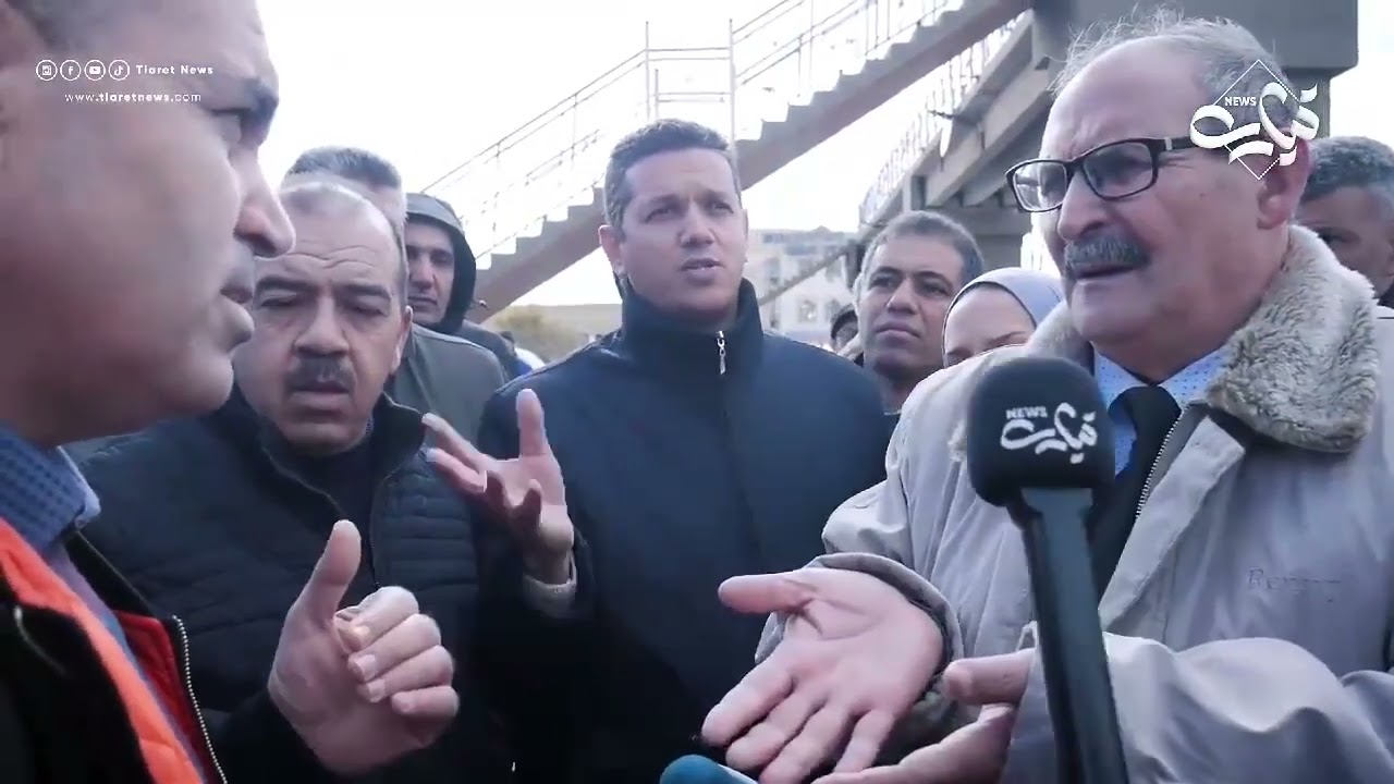 السيد والي ولاية تيارت يتفقد بناية مهجورة بطريق الجزائر