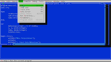 Program perpustakaan dengan pascal - Tugas Algoritma
