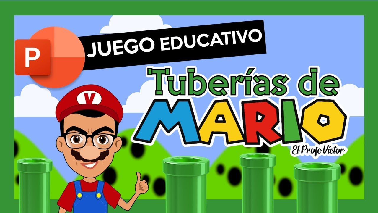 🍄 Tuberías de Mario ❔❔ JUEGO DE PREGUNTAS Y RESPUESTAS EN POWERPOINT