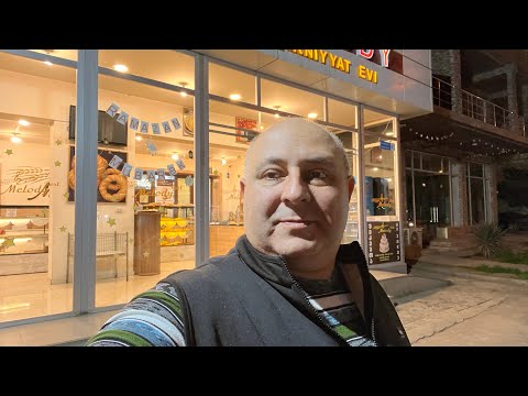 Грузия. Марнеули. Вечерняя прогулка по центру города.