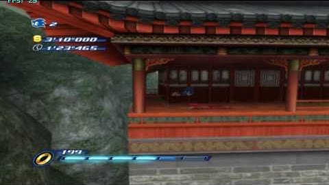 Dolphin SVN R3200 : Sonic Unleashed (Wii) - Chun-Nan Dragon Road (Day Stage)