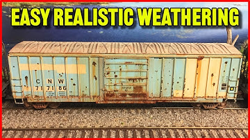 Realistic Model Railroad Weathering Tutorial | Paul Bellemore