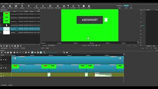 Shotcut Tutorial Animation ABONNIEREN Button als Greenscreen | deutsch