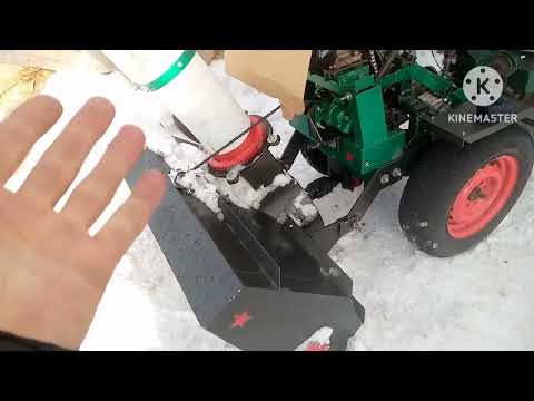 Clearing wet snow with a snowblower - a total waste of time ))