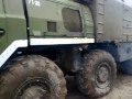 МАЗ 543 горит Автомобильные войска, автобат