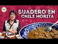 Sabroso SUADERO en salsa de CHILE MORITA