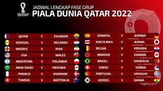 World Cup 2022 Complete Schedule Group Stage - FIFA World Cup 2022