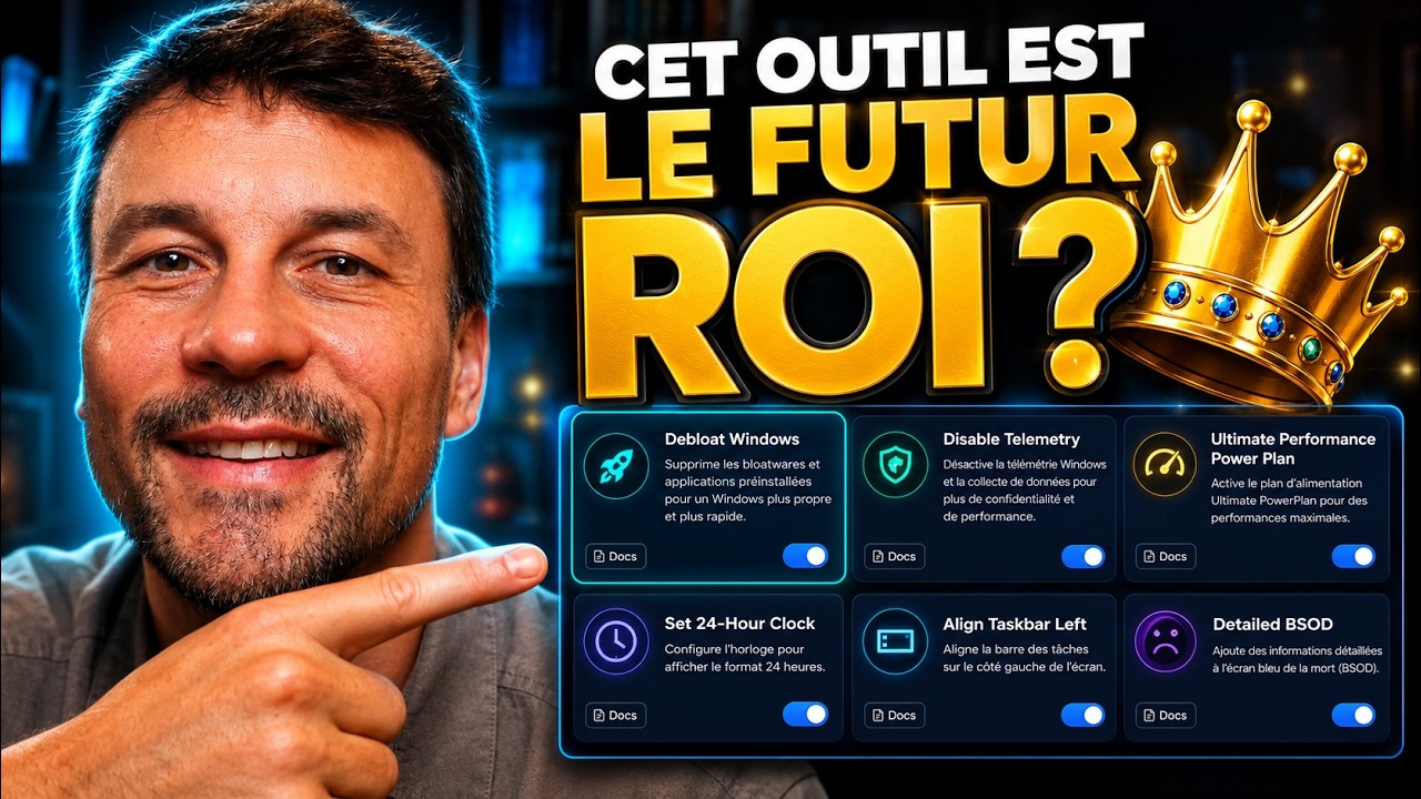 NOUVEL OUTIL WINDOWS pour améliorer les performances en quelques clics. Vraiment ?