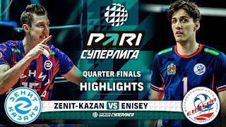Zenit-Kazan vs. Enisey | HIGHLIGHTS | Quarter Finals | Round 1 | Pari SuperLeague 2024