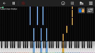 alan walker - faded - piano