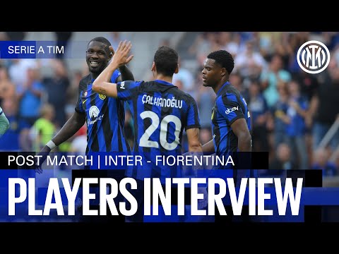 INTER 4-0 FIORENTINA | LAUTARO AND THURAM INTERVIEWS 🎙️⚫🔵