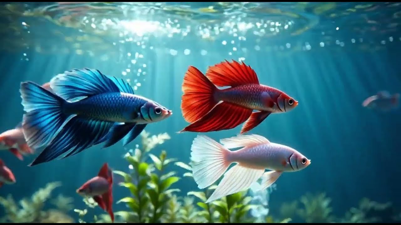 🌈 The Most Beautiful Betta Fish Ever! 🐠 | Stunning Colors & Relaxing Aquarium (4K)