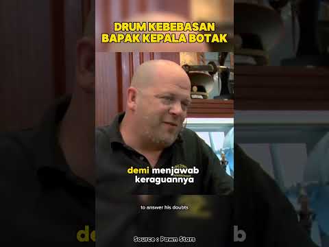 Unik!!! Drum ini membuat bapak kepala botak sangat tertarik