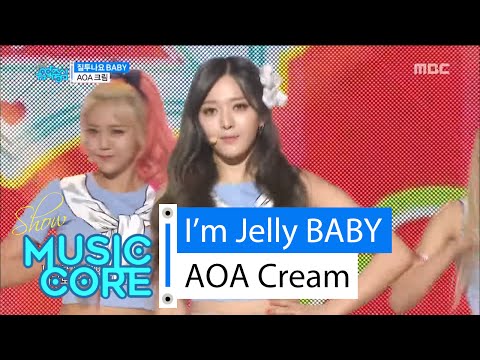 [HOT] AOA CREAM - I'm Jelly BABY, AOA크림 - 질투나요 Baby Show Music core 20160220