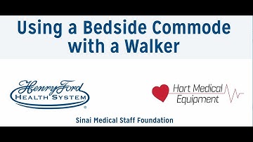 How to Use a Bedside Commode with a Walker