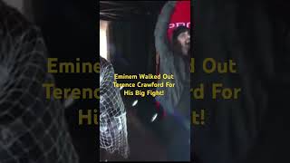 Iconic: Eminem Walked Out Terence Crawford For His Big Fight! #eminem #terencecrawford