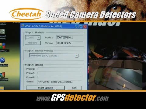 Updating a Cheetah speed camera detector - YouTube
