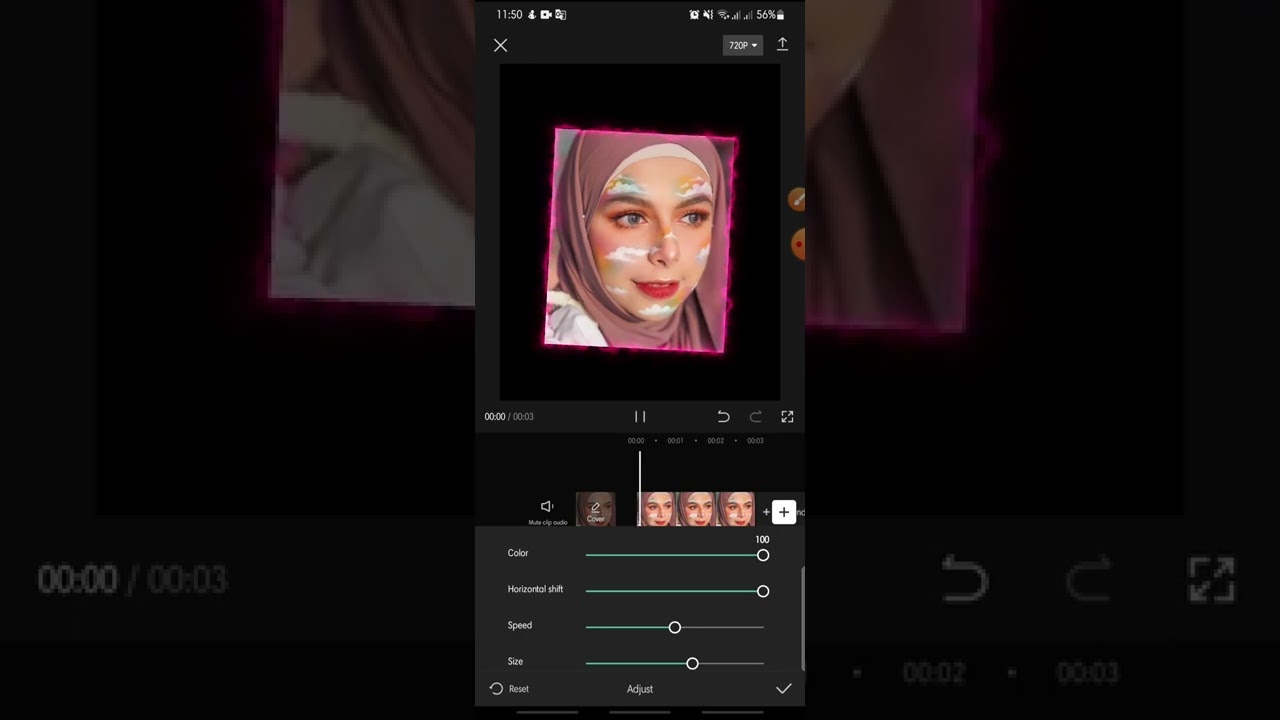 Electric Light Border Effect On CapCut Apps NEW UPDATE August 2022