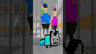 Nyan Cat troll Police 🌈 #shorts #roblox #nyancat