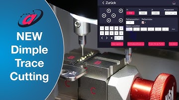 KUKAI Alpha Pro 🎉 "New Dimple Trace Duplication" (Subtitles) // Milling machine